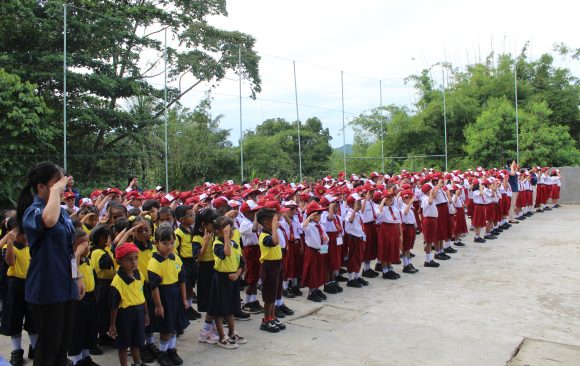 Upacara Bendera Perdana TK & SD PAPUA KASIH